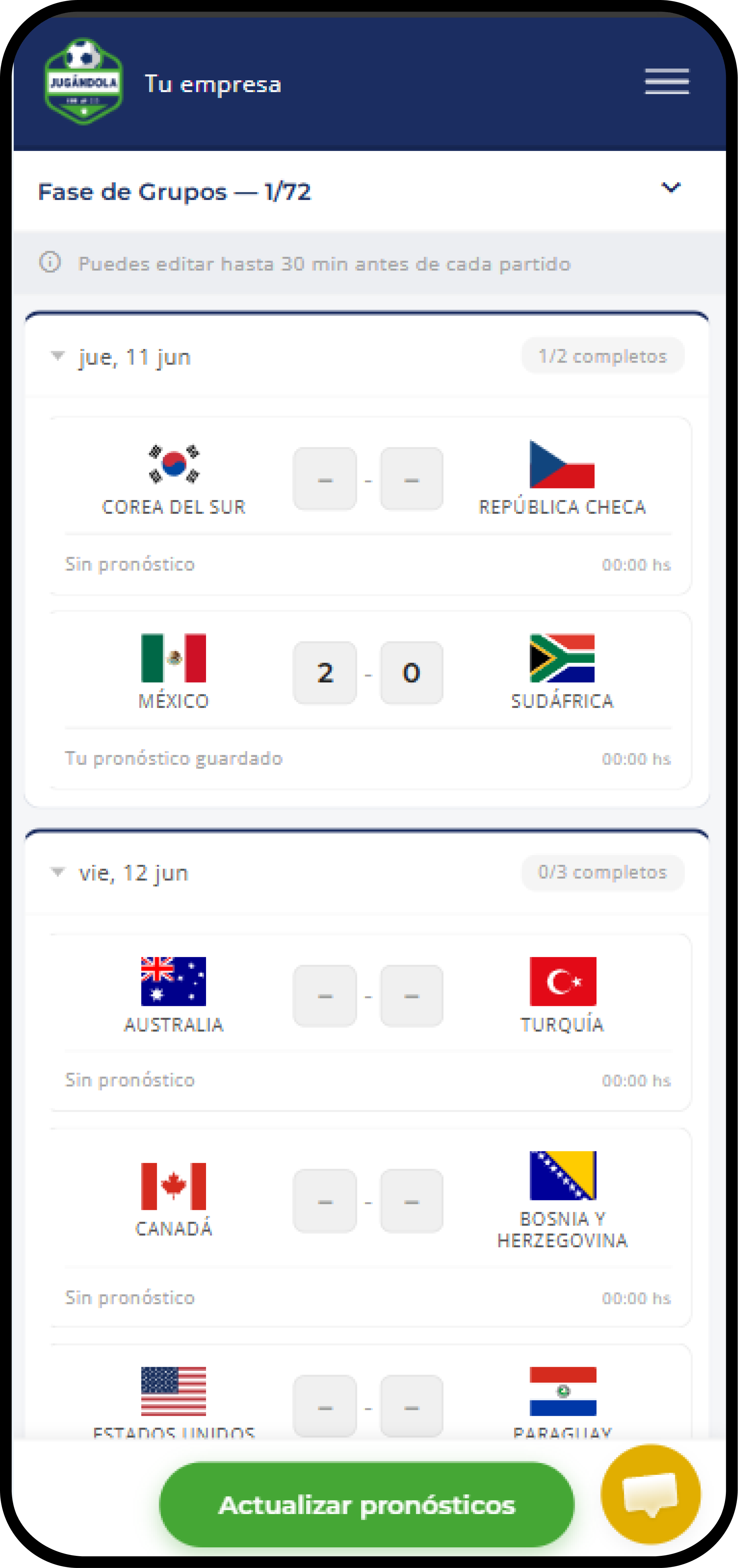 Vista previa de Jugandola